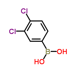 3,4-Dichlorophenylboronic acid structure