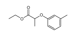 Ethyl 2-(3-methylphenoxy)propionate结构式