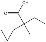 2-cyclopropyl-2-methylbutanoic acid Structure