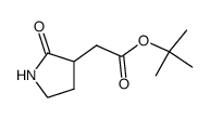 3-(tert.Butyloxycarbonylmethyl)-2pyrrolidinone Structure