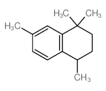 Naphthalene,1,2,3,4-tetrahydro-1,1,4,7-tetramethyl- Structure