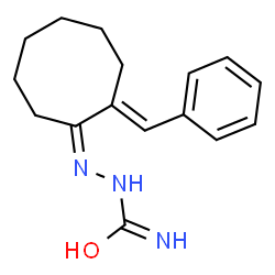 2-Benzylidenecyclooctanone semicarbazone结构式