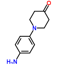 1-(4-Aminophenyl)-4-piperidinone结构式