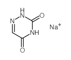 2H-1,2,4-triazine-3,5-dione结构式