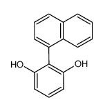 1,3-Benzenediol,2-(1-naphthalenyl)-(9CI) structure