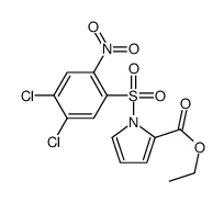 ethyl 1-(4,5-dichloro-2-nitrophenyl)sulfonylpyrrole-2-carboxylate Structure