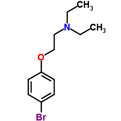 2-(4-Bromophenoxy)-N,N-diethylethanamine Structure