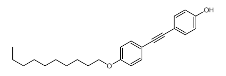 4-[2-(4-decoxyphenyl)ethynyl]phenol Structure