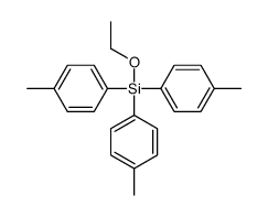 ethoxy-tris(4-methylphenyl)silane Structure