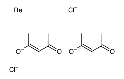 dichlorobis(pentane-2,4-dionato-O,O')rhenium Structure