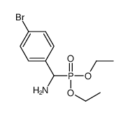 (4-bromophenyl)-diethoxyphosphorylmethanamine Structure