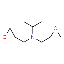 N,N-bis(2,3-epoxypropyl)isopropylamine Structure