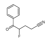 Benzenepentanenitrile, gamma-fluoro-delta-oxo- (9CI) Structure