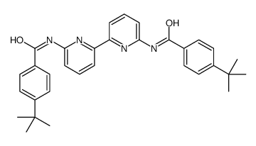 4-tert-butyl-N-[6-[6-[(4-tert-butylbenzoyl)amino]pyridin-2-yl]pyridin-2-yl]benzamide Structure