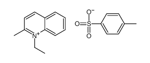 1-ethyl-2-methylquinolinium toluene-p-sulphonate Structure