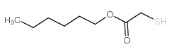hexyl 2-mercaptoacetate Structure