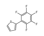 2,3,4,5,6-pentafluoro-1-(2-thiophenyl)benzene结构式