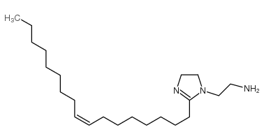 (Z)-2-(8-heptadecenyl)-4,5-dihydro-1H-imidazole-1-ethylamine Structure