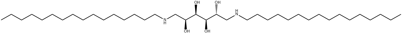 (2R,3R,4R,5S)-1,6-双(十六烷基氨基)己烷-2,3,4,5-四醇结构式
