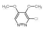 3-CHLORO-4,5-DIMETHOXY-PYRIDAZINE structure