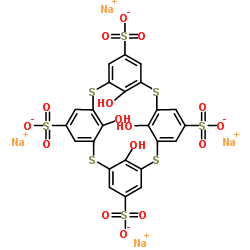 4-磺酸基硫杂[4]芳烃钠盐结构式