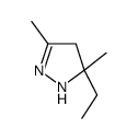 5-Ethyl-3,5-dimethyl-2-pyrazoline Structure