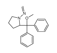 N-[(2S)-2-[methoxy(diphenyl)methyl]pyrrolidin-1-yl]methanimine Structure