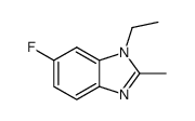 Benzimidazole, 1-ethyl-6-fluoro-2-methyl- (7CI,8CI)结构式
