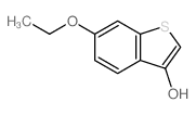 Benzo[b]thiophene-3-ol,6-ethoxy- structure