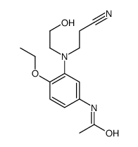N-[3-[(2-Cyanoethyl)(2-hydroxyethyl)amino]-4-ethoxyphenyl]acetamide结构式