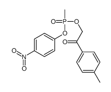 4-nitrophenyl 4-methylphenacyl methylphosphonate structure