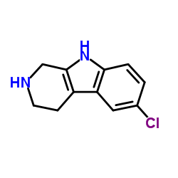 6-Chloro-2,3,4,9-tetrahydro-1H-pyrido[3,4-b]indole structure