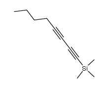 trimethyl(octa-1,3-diynyl)silane结构式