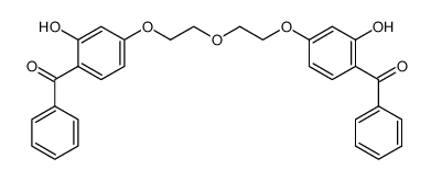 4,4''-[Oxybis(ethyleneoxy)]bis[2-hydroxybenzophenone] Structure