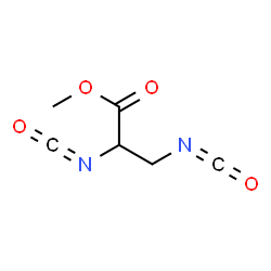 Propanoic acid, 2,3-diisocyanato-, methyl ester (9CI) structure