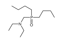 N-(dibutylphosphorylmethyl)-N-ethylethanamine Structure