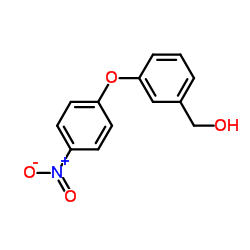 [3-(4-Nitrophenoxy)phenyl]methanol Structure