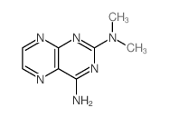 2,4-Pteridinediamine,N2,N2-dimethyl- Structure