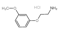 2-(3-Methoxy-phenoxy)-ethylamine hydrochloride structure