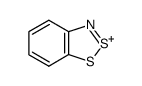 Benzo-1,2,3-dithiazolium kation结构式