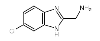1-(6-氯-1H-苯并咪唑-2-基)甲胺结构式