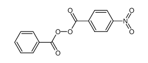 benzoyl-(4-nitro-benzoyl)-peroxide Structure