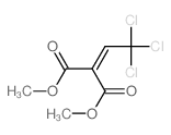 Propanedioic acid,2-(2,2,2-trichloroethylidene)-, 1,3-dimethyl ester structure