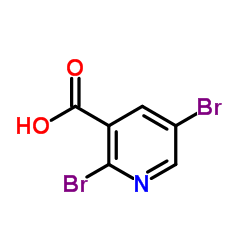 2,5-Dibromonicotinic acid Structure