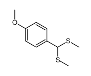 1-[bis(methylsulfanyl)methyl]-4-methoxybenzene结构式