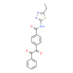 N-(5-Ethyl-1,3,4-thiadiazol-2-yl)-4-[oxo(phenyl)acetyl]benzamide picture