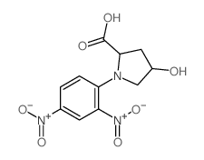 Proline,1-(2,4-dinitrophenyl)-4-hydroxy-, L- (8CI) structure