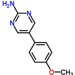 5-(4-甲氧基苯基)嘧啶-2-胺图片