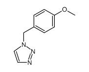 1-(p-methoxybenzyl)-1,2,3-triazole结构式