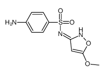 N1-(5-methoxyisoxazol-3-yl)sulphanilamide结构式